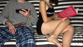 step brother put my hand on his dick but i didnt know he had such skillful hands orgasm